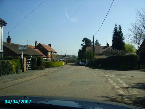 Main street in Gamston, Nottinghamshire.