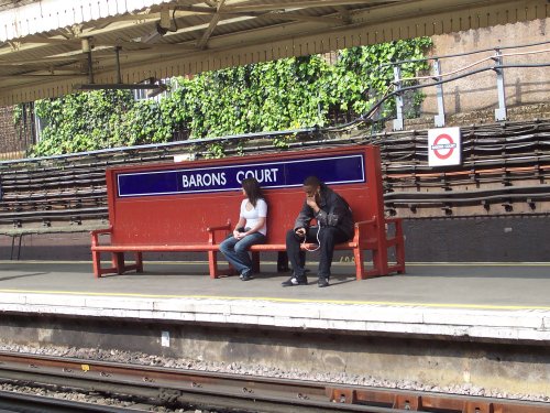 Barons Court Station (Eastbound Platform)