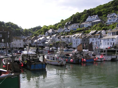 Polperro harbour, Polperro, Cornwall