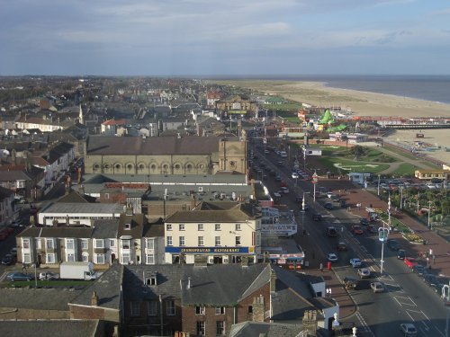 Great Yarmouth seafront, looking North.