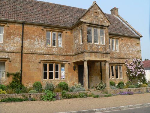 a farm house. Hinton St George, Somerset