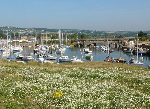 Axe harbor at Seaton, Devon