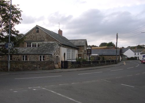 the old school now a art gallery. Stratton, Cornwall