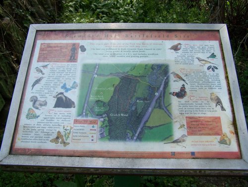 Entrance to Stratton battlefield. Stratton, Cornwall, England