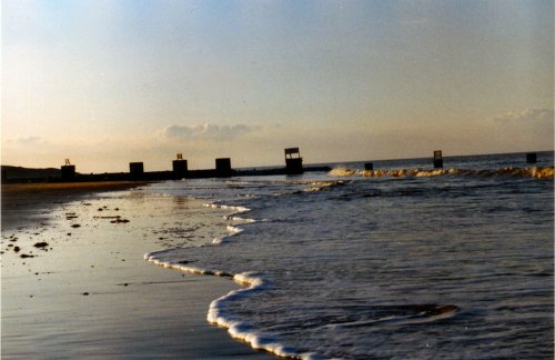 Pic taken in the 1980s, The beach at Mablethorpe.