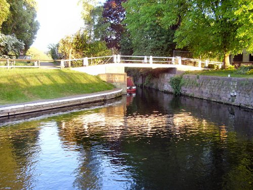 The lock, Beeston(canal), Nottinghamshire.