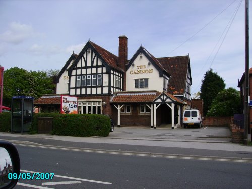 Canon Hotel on the Canon crossroads in Worksop, Notts