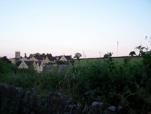 Burton coming into view from the road.