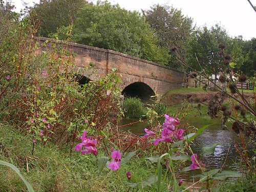 Otterton bridge in Otterton, Devon