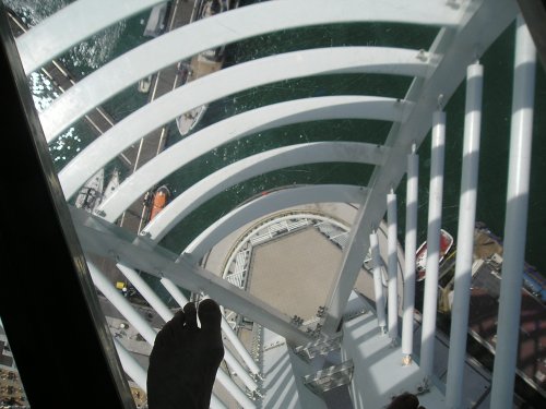 Spinnaker tower, top to bottom, Portsmouth