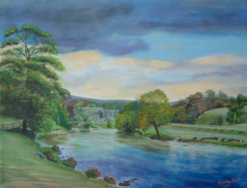 Bolton Priory in Wharfedale: An original painting by Stanley Port
