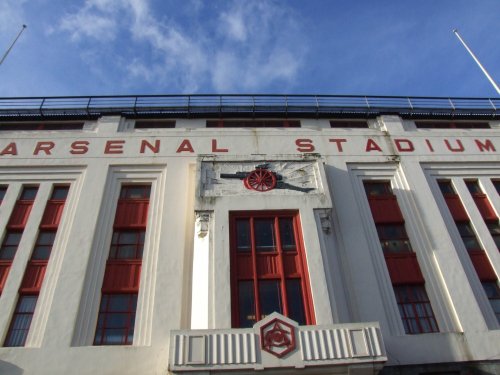 East Stand at Highbury Stadium.