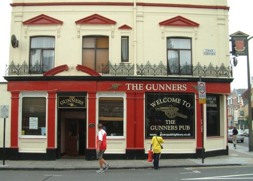 The Gunners Pub.