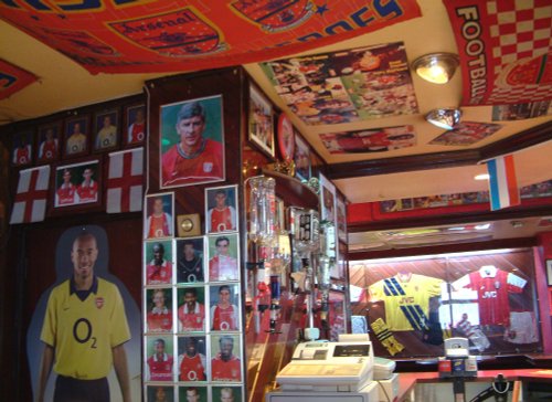 The Gunners Pub.