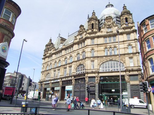 Leeds Market.  George Street Entrance.