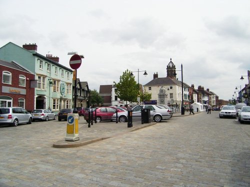 The Cornmarket. Pontefract, West Yorkshire