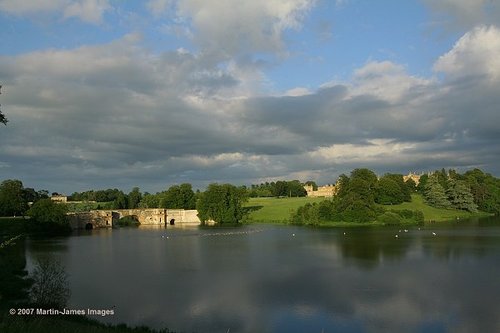 Blenheim Grand Bridge from the West across the 'King Pool'