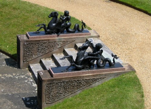 The terraced garden at Osborne House