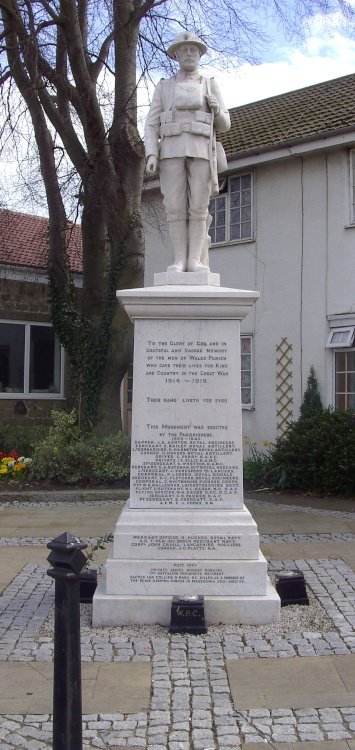 War Memorial in Wales, South Yorkshire