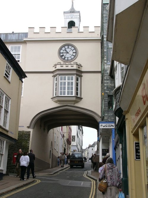 Totnes town arch, Devon