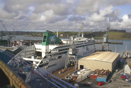 Falmouth docks, Cornwall