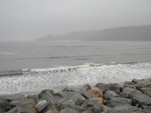 Stormy Seas at Runswick Bay, North Yorkshire