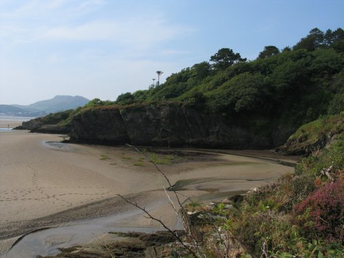 Shore and Cliffs at Portmeirion, Gwynedd, Wales