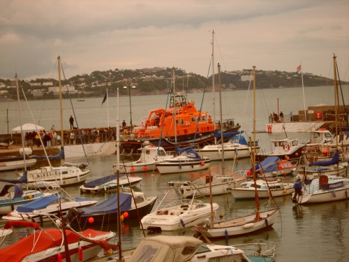 Paignton harbour in Devon