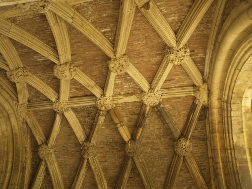 Gate House Entrance Ceiling at Thornton Abbey, Thornton, Lincolnshire