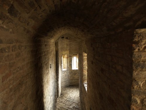 Inside the Gate House, Thornton Abbey, Thornton, Lincolnshire