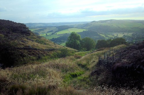 Views over Curbar, Derbyshire