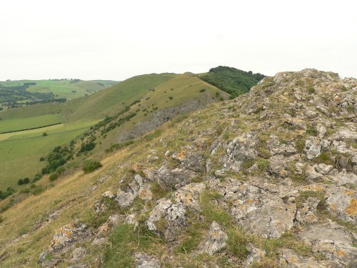 The summit of Thorpe Cloud, Peak District, Derbyshire