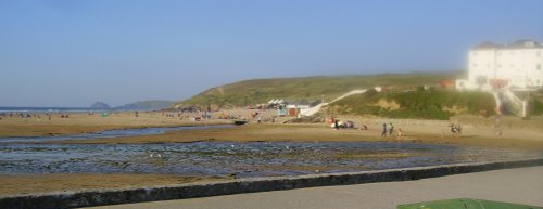 The beach at Perranporth, Cornwall