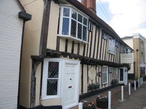 Chimneys Restaurant in Long Melford, Suffolk