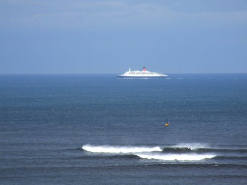 The QE2 at Whitby