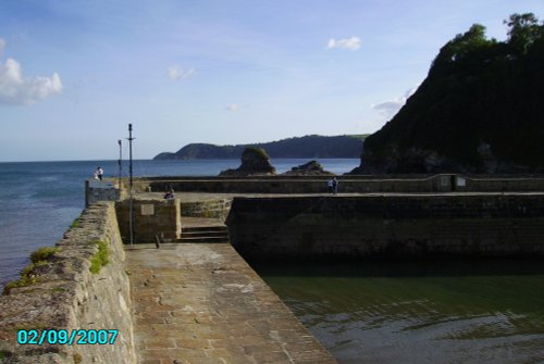 The Harbour in Charlestown, Cornwall