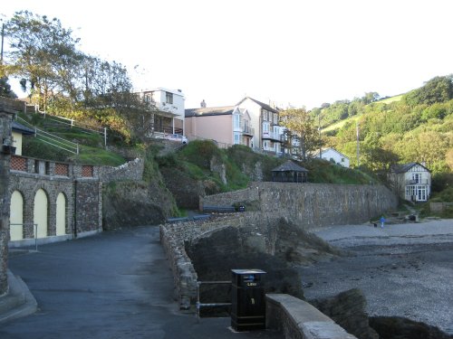 Above the bay in Combe Martin, Devon