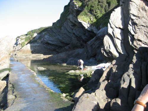 Tide pool, Combe Martin, Devon