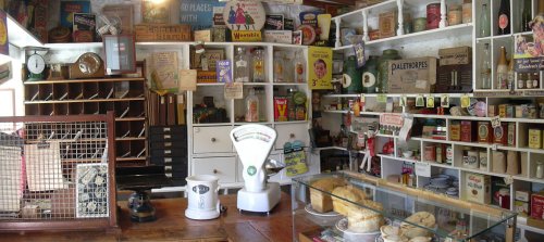 Village store and Post Office at Ryedale Folk Museum, Hutton-le-Hole, North Yorkshire