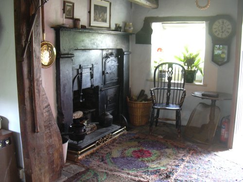 Cottage interior at Ryedale Folk Museum, Hutton-le-Hole, North Yorkshire