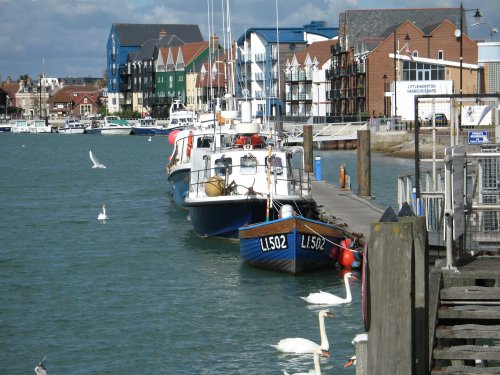 Littlehampton harbour, West Sussex