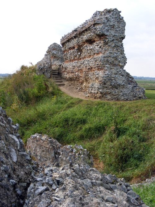 Burgh Castle Roman Fort in Norfolk