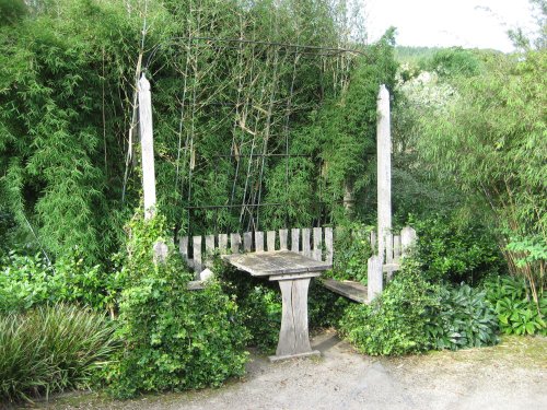 Table for two! RHS Garden Rosemoor, Great Torrington, Devon