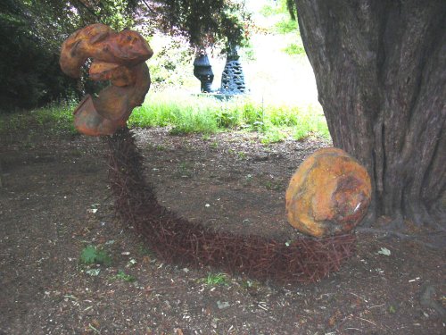 Renishaw Gardens sculpture park, Killamarsh, Derbyshire