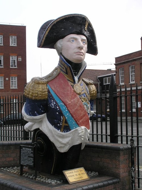 Nelson figurehead, Portsmouth, Hampshire