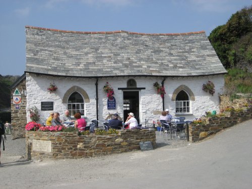 Cafe at Boscastle, Cornwall