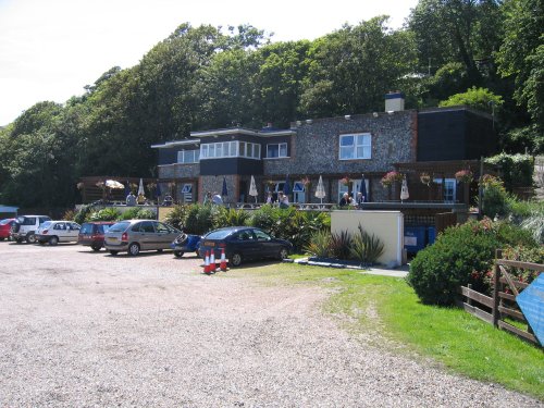 Beach pub at St Margarets at cliffe near dover, Kent