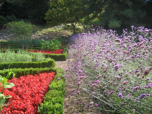 Flower garden at Tyntesfield, Wraxall, Somerset