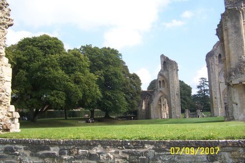 The Abbey ruins, Glastonbury, Somerset