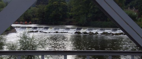 The weir on The River Don, Sprotbrough, South Yorkshire